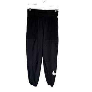 Nike Sportswear Tech  Jogger Pants Black White Swoosh‎ Logo Men Size M